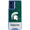Michigan State University Jersey Split Moto G 5G (2024) Clear Case